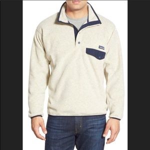 Navy/cream Patagonia synchilla sweatshirt pullover